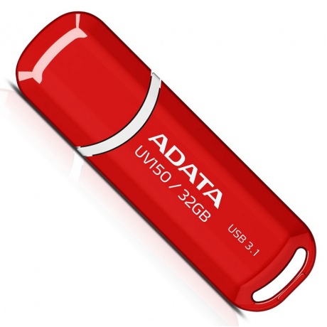 Флешка A-Data 32Gb UV150 (AUV150-32G-RRD) USB3.1 Red - фото 2