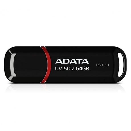 

Флешка A-Data 64Gb UV150 (AUV150-64G-RBK) USB3.1 Black