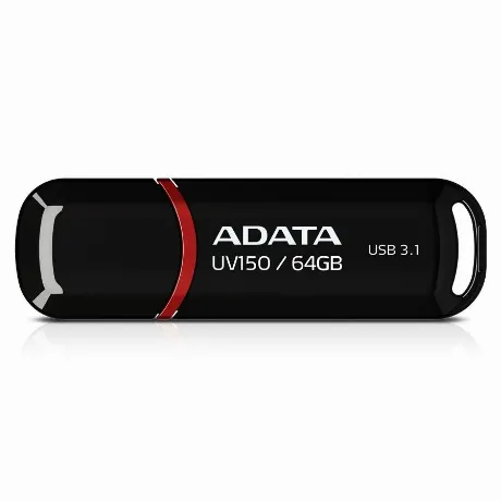 Флешка A-Data 64Gb UV150 (AUV150-64G-RBK) USB3.1 Black