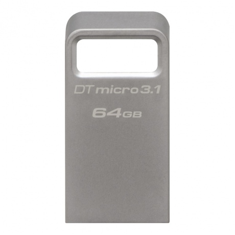 Флешка Kingston 64Gb DataTraveler Micro (DTMC3/64Gb) USB 3.1 - фото 1