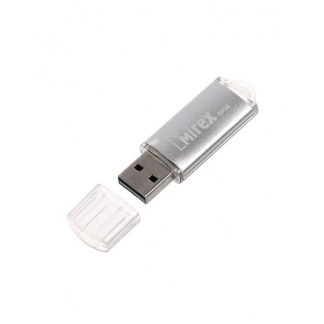 Флешка Mirex UNIT (64Gb) Silver