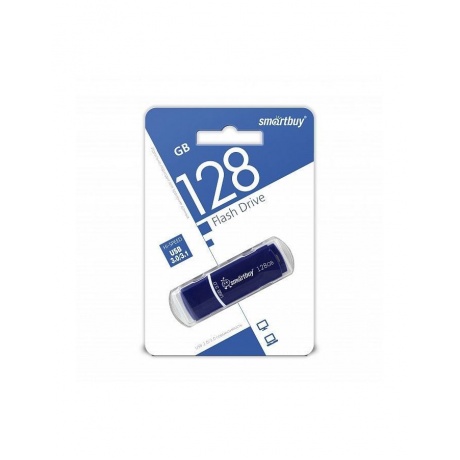 Флешка SmartBuy 128Gb Crown blue USB 3.0 - фото 2