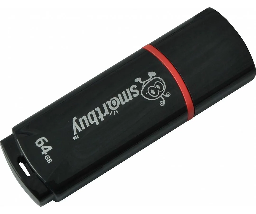 Флешка SmartBuy 64Gb Crown black USB 2.0
