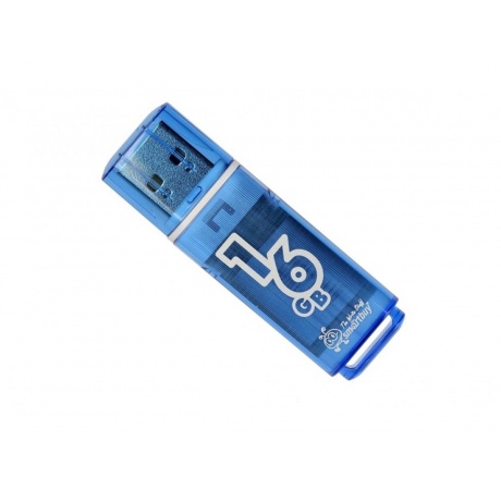 Флешка SmartBuy 16Gb Glossy blue USB 2.0 - фото 2