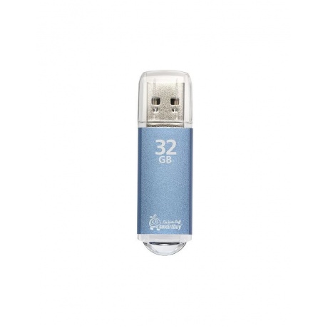 Флешка SmartBuy 32Gb V-Cut blue USB 2.0 - фото 1