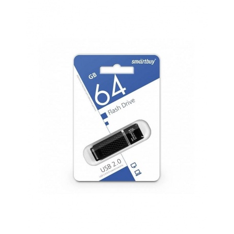 Флешка SmartBuy 64Gb Quartz black USB 2.0