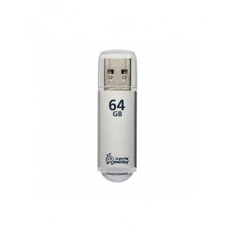 Флешка SmartBuy 64Gb V-Cut silver USB 3.0 - фото 2