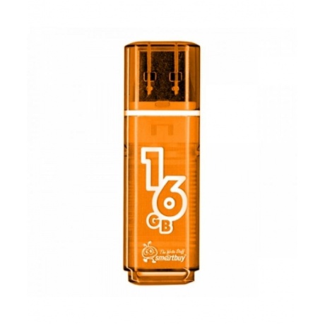 Флешка SmartBuy Glossy USB 20 16GB Orange SB16GBGS-Or 695₽