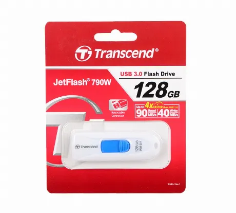 Флешка Transcend JetFlash 790 128Gb (TS128GJF790W)