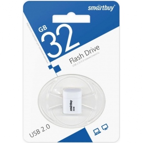 Флешка SmartBuy Lara 32GB White (SB32GBLARA-W) - фото 4