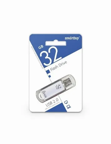 Флешка SmartBuy V-Cut 32GB Silver (SB32GBVC-S)