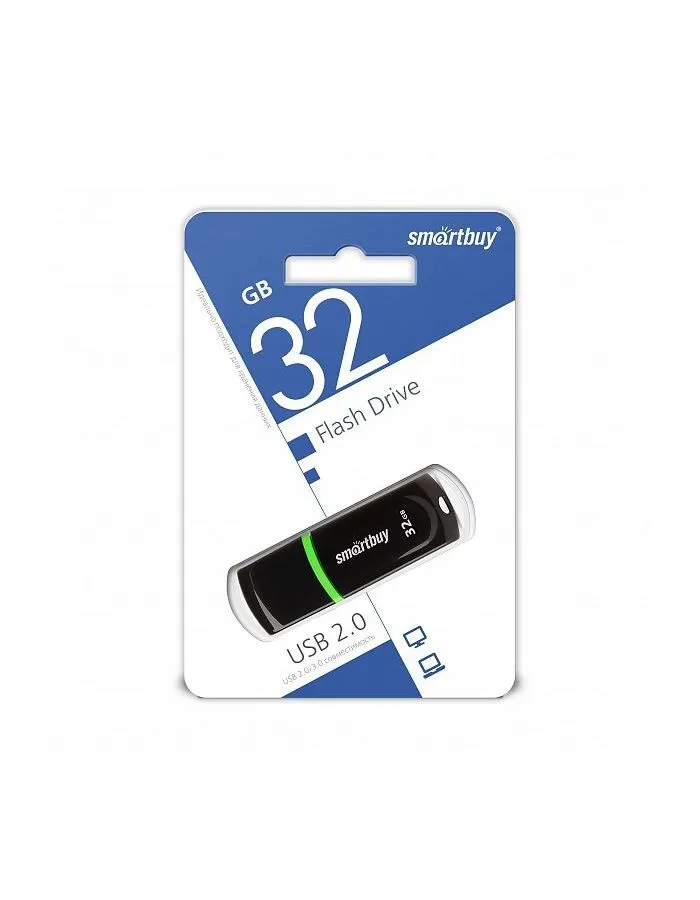 Флешка SmartBuy Paean 32GB White (SB32GBPN-W) - фото 2