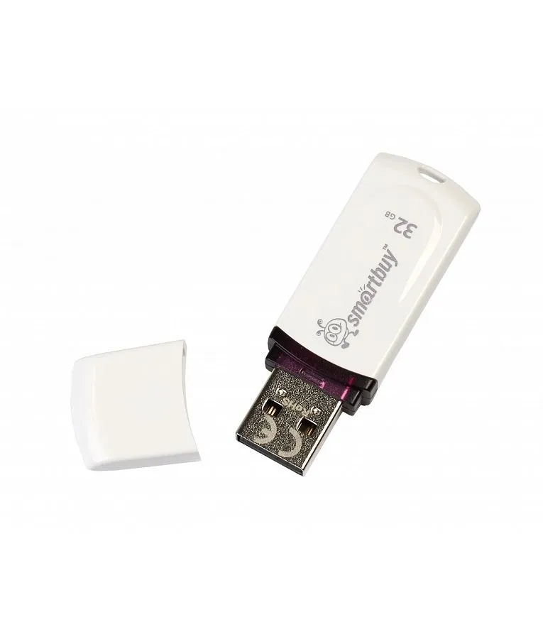 Флешка SmartBuy Paean 32GB White (SB32GBPN-W) - фото 3