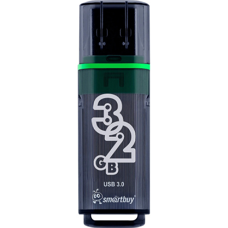 Накопитель USB 3.0 32GB SmartBuy SB32GBGS-DG glossy серый