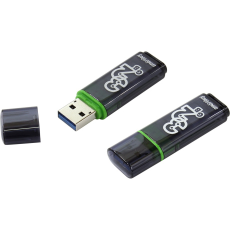 Флешка SmartBuy Glossy 32GB Dark Grey (SB32GBGS-DG) - фото 4