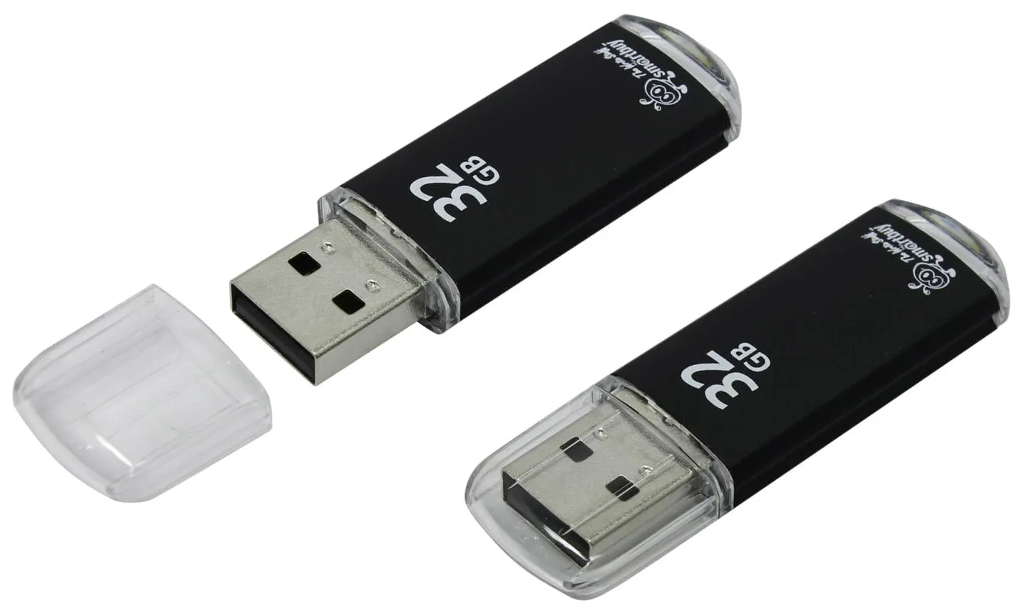 Флешка SmartBuy V-Cut 32GB Black (SB32GBVC-K)