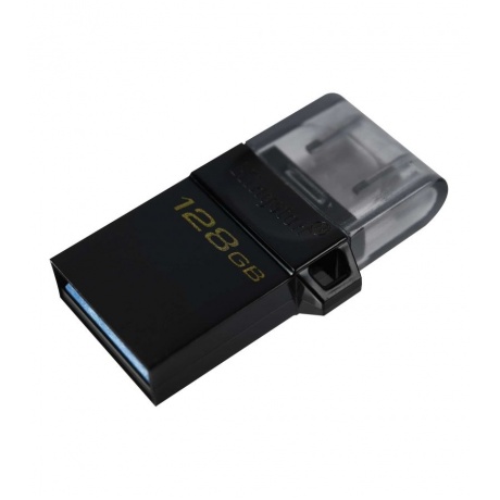 Флешка Kingston 128Gb DataTraveler microDuo 3.0 G2 (DTDUO3G2/128GB) USB 3.0 черный - фото 2