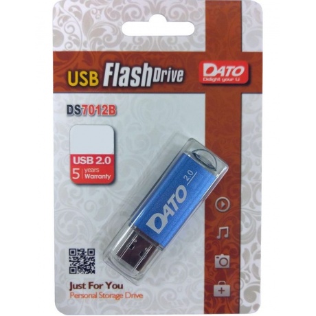 Флешка Dato 32Gb DS7012 DS7012B-32G USB2.0 синий - фото 2