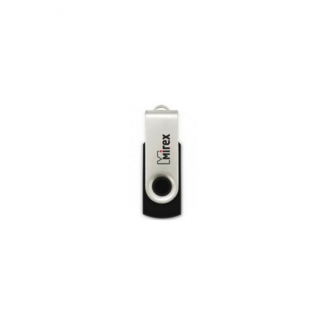 Флешка MIREX SWIVEL (16 Gb) BLACK - фото 2