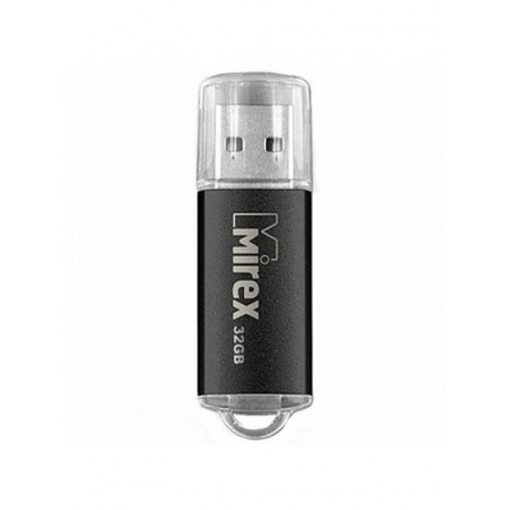 Флешка MIREX UNIT (16 Gb) BLACK - фото 2