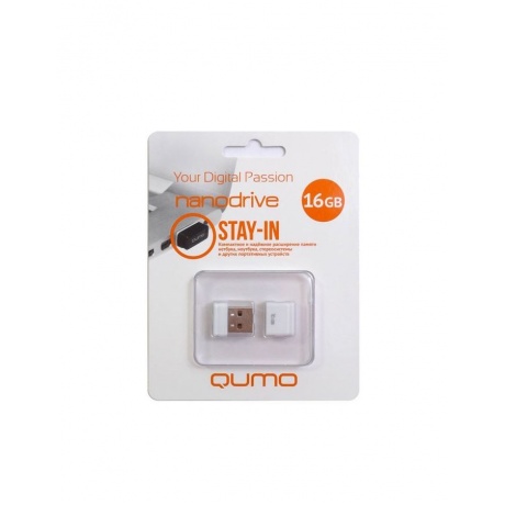 Флешка QUMO Nano (16GB) White - фото 1