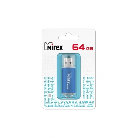 Флешка MIREX UNIT (64 Gb) AQUA