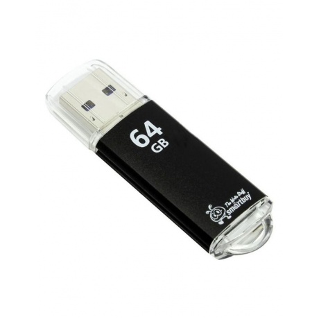 Флешка SmartBuy 64Gb V-Cut Black USB 3.0 - фото 1