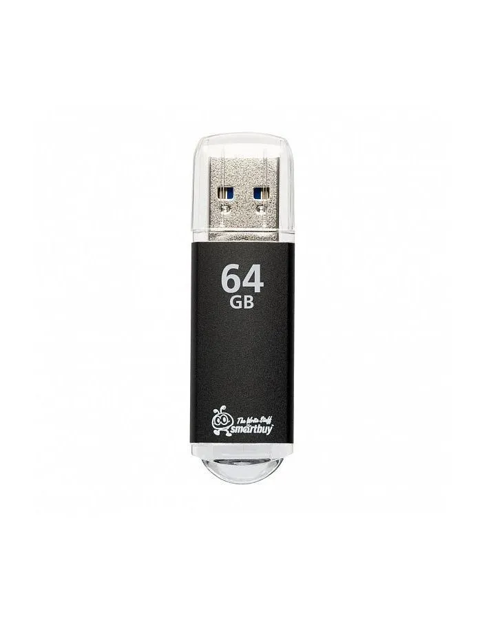 Флешка SmartBuy 64Gb V-Cut Black USB 3.0 - фото 2