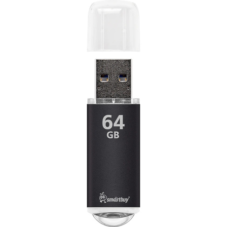 Флешка SmartBuy 64Gb V-Cut Black USB 3.0 - фото 4