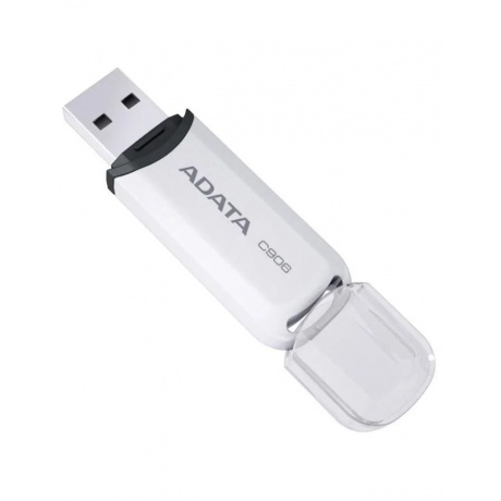 Флешка A-Data 32Gb C906 (AC906-32G-RWH) USB2.0 White - фото 2