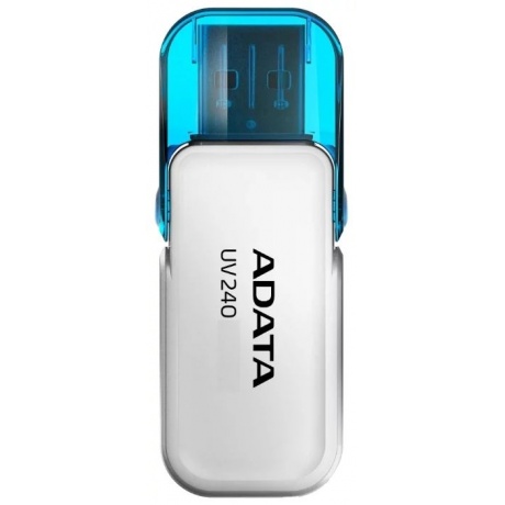 Флешка A-Data 16Gb UV240 (AUV240-16G-RWH) USB2.0 White - фото 1