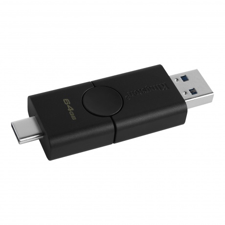 Флешка Kingston 64Gb DataTraveler Duo (DTDE/64GB) USB 3.2 Gen 1 - фото 2