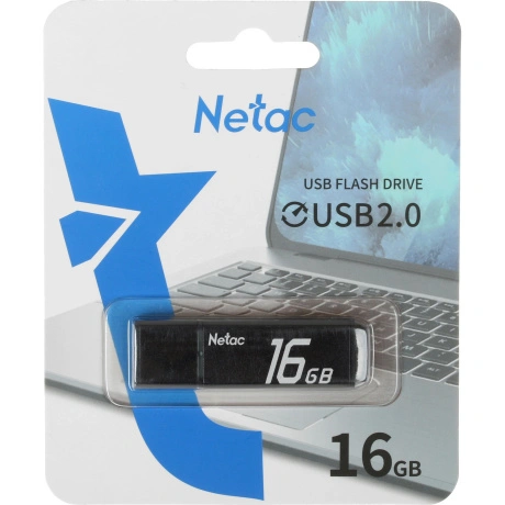 Флешка Netac U351 16Gb (NT03U351N-016G-20BK) USB 2.0