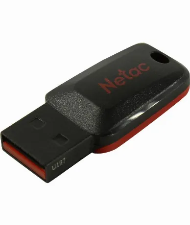 Флешка Netac U197 16Gb (NT03U197N-016G-20BK) USB 2.0