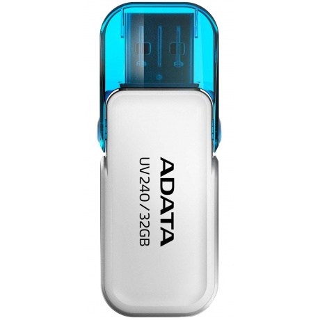 Флешка A-Data UV240 32Gb AUV240-32G-RWH USB2 White 657₽