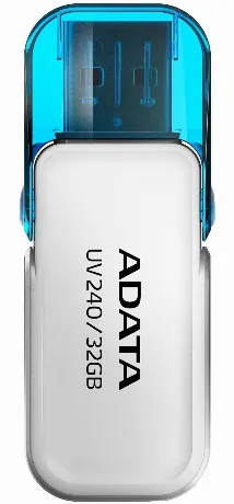 Флешка A-Data UV240 32Gb (AUV240-32G-RWH) USB2 White