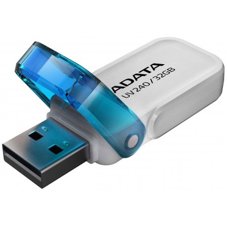 Флешка A-Data UV240 32Gb (AUV240-32G-RWH) USB2 White - фото 2