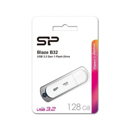 Флешка 128Gb Silicon Power Blaze B32 USB 3.2 Gen 1 (USB 3.0) - фото 4