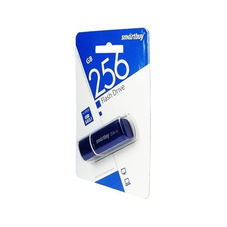 Флешка 256Gb SmartBuy Crown blue USB 3.0 - фото 4