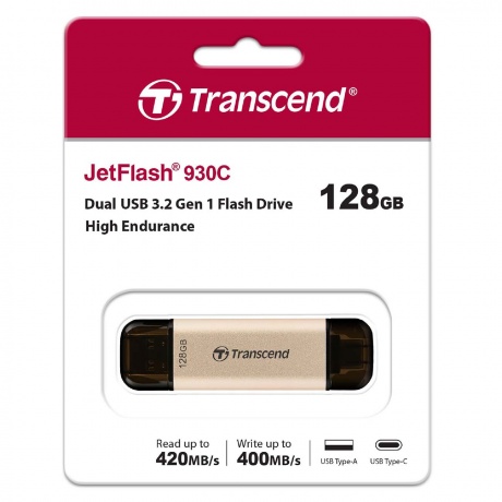 Флешка Transcend JetFlash 930С 128GB (TS128GJF930C) - фото 3