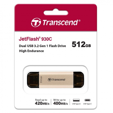 Флешка Transcend JetFlash 930C 512Gb (TS512GJF930C) - фото 3