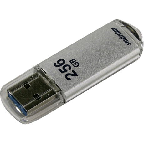 Флешка SmartBuy V-Cut 256Gb (SB256GBVC-S3) silver - фото 1