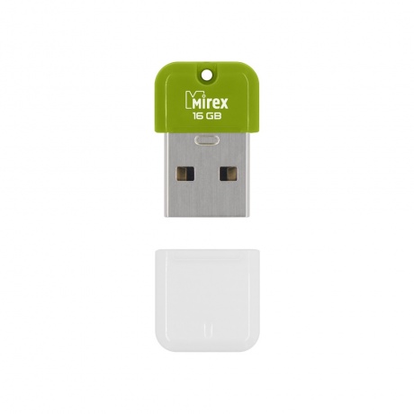 Флешка Mirex Arton 16GB USB 2.0 Зеленый - фото 2