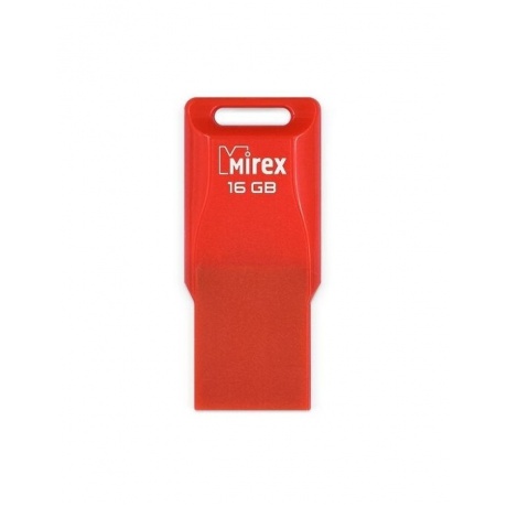 Флешка Mirex Mario 16GB USB 2.0 Красный - фото 1