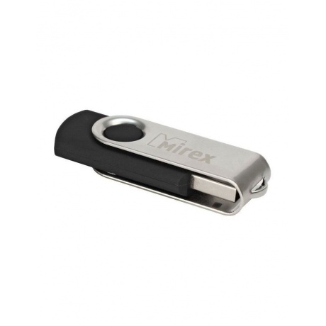 Флешка Mirex Swivel 4GB USB 2.0 Черный - фото 1