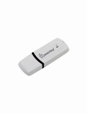 Флешка SmartBuy 8Gb White SB8GBPN-W