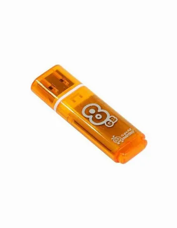 Флешка SmartBuy 8Gb Glossy Orange (SB8GBGS-Or)