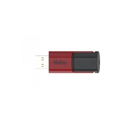 Флешка Netac U182 Red 32Gb (NT03U182N-032G-30RE) чёрно-красная - фото 2