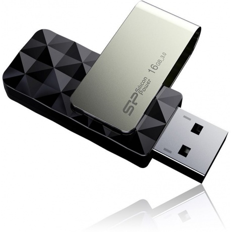 Флешка Silicon Power Blaze B30 16Gb USB 3.0 Черный SP016GBUF3B30V1K - фото 3