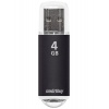 Флешка  Smartbuy 4Gb USB2.0> V-Cut Black (SB4GBVC-K)